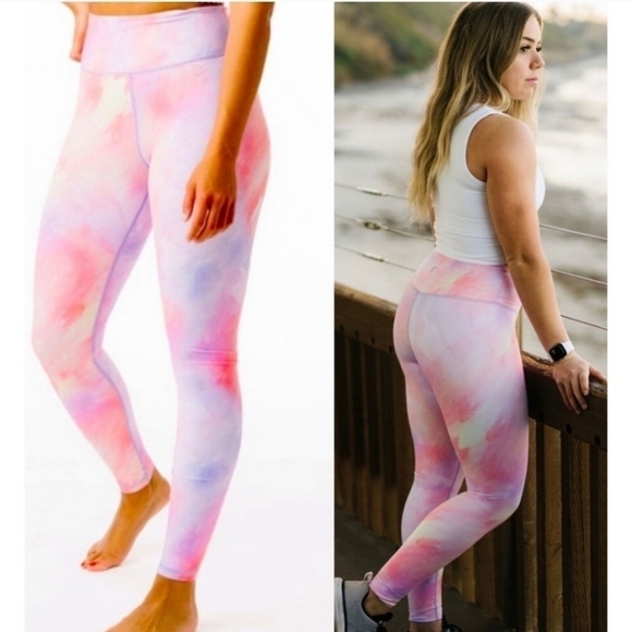 Zyia Active Sorbet Sunset Light n Tight Hi-Rise Legging Size 2 - Picture 1 of 6